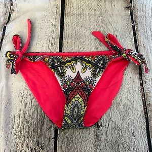 Evelia bottom bikini multi colored new never worn size small